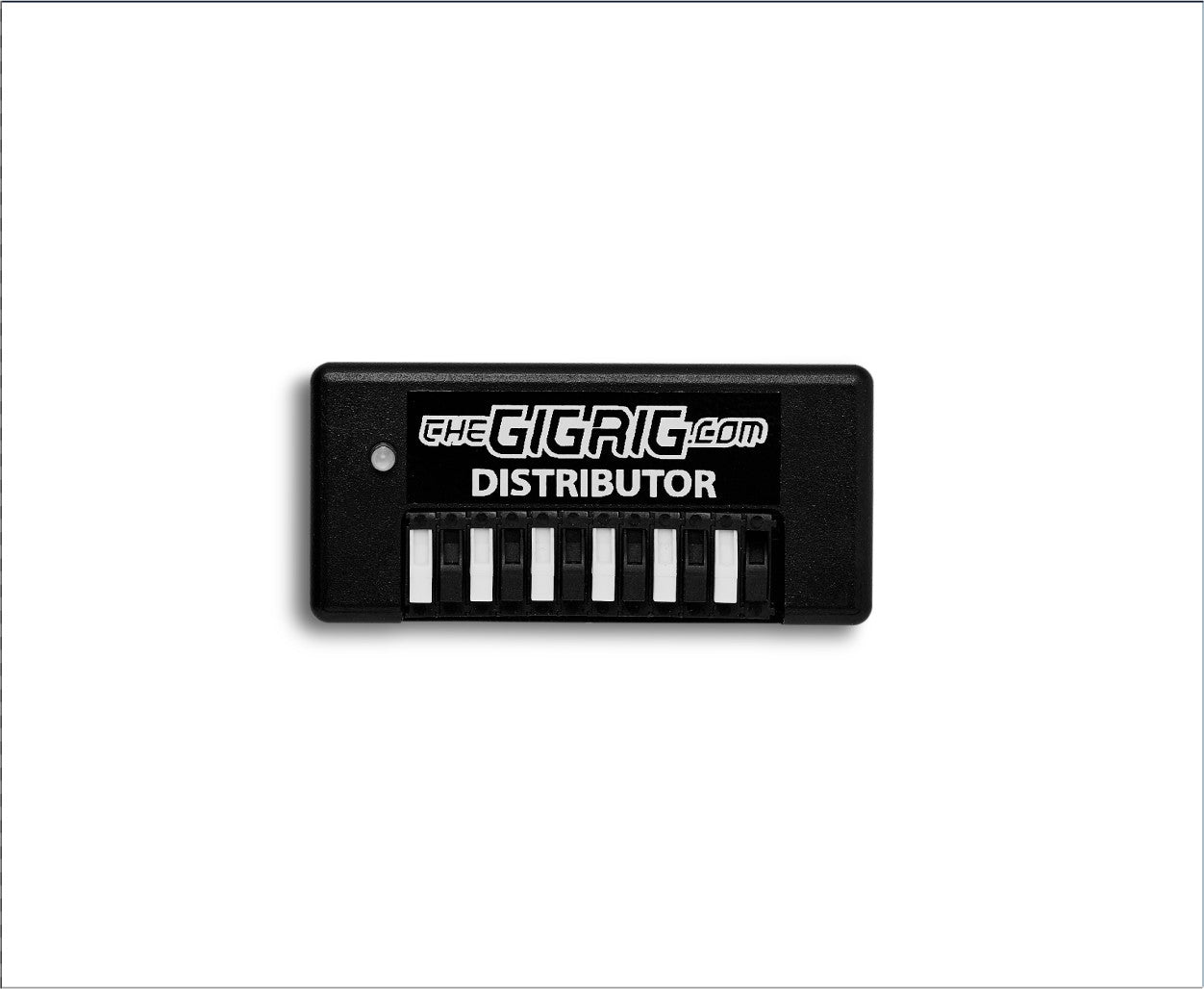 The GigRig Distributor Black ABS Case with 6 sets of push to fit tabs