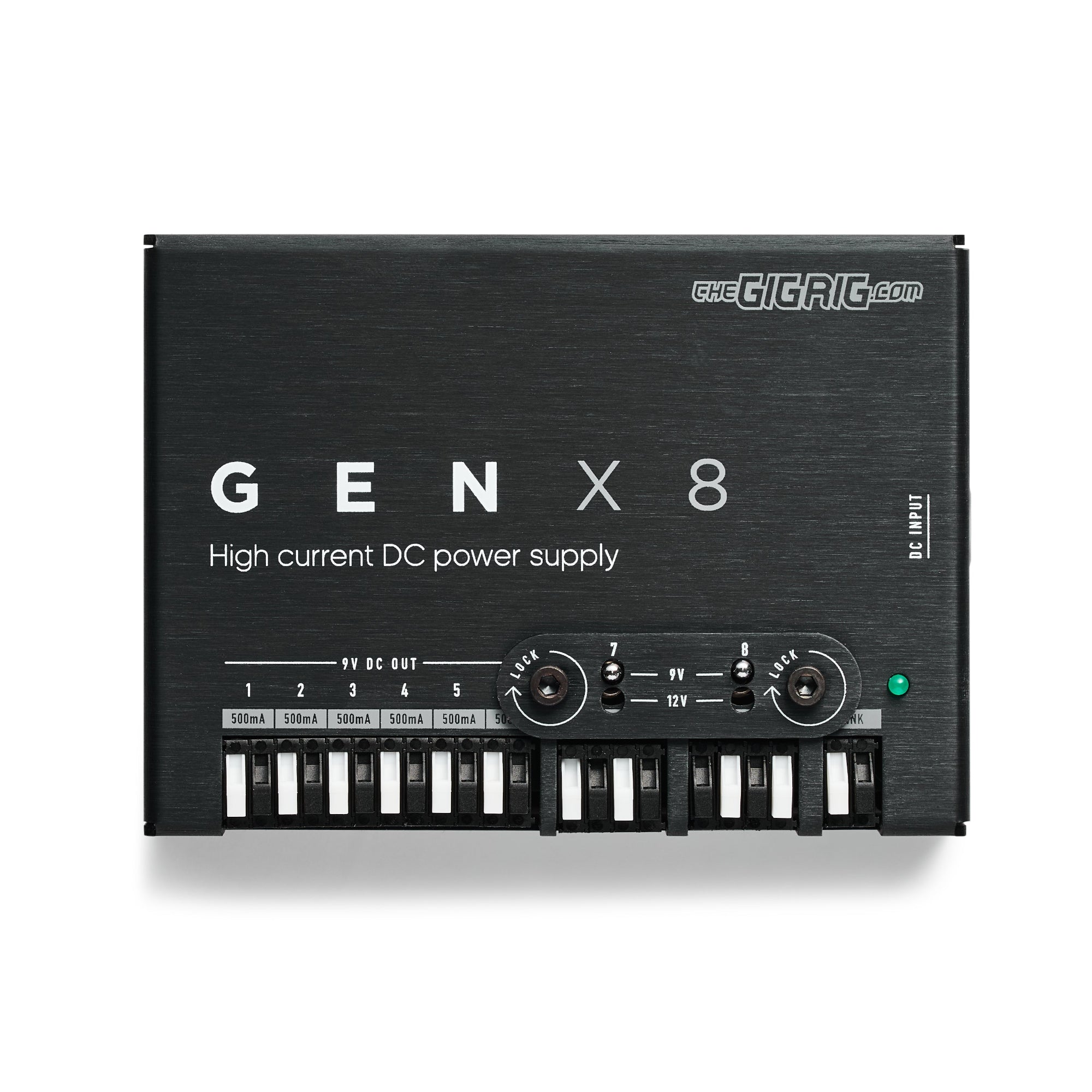 High current DC power supply unit with 'GEN X 8' branding on a white background