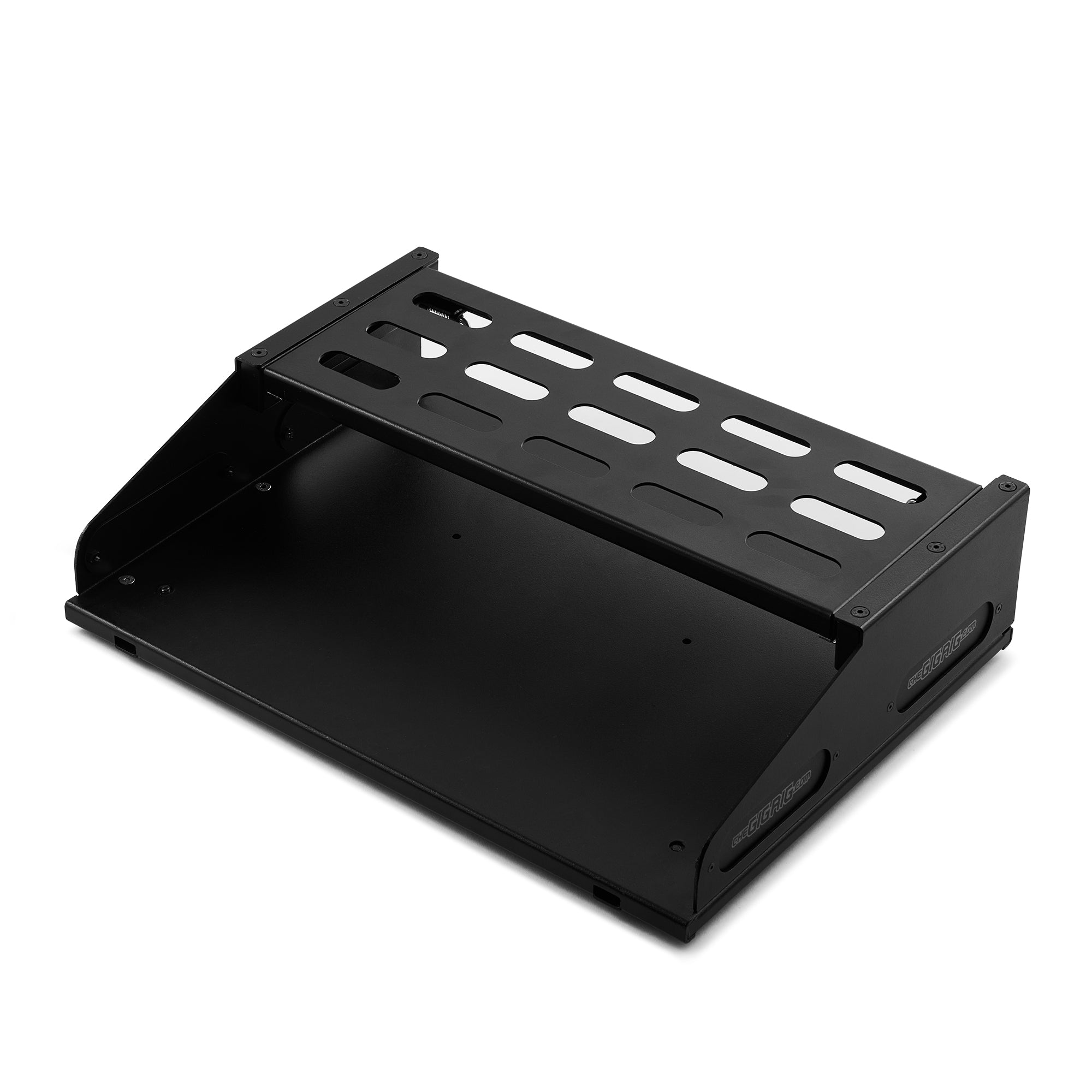 The GigRig Pedalboard : Medium Single Tier with Full Width Tier installed.