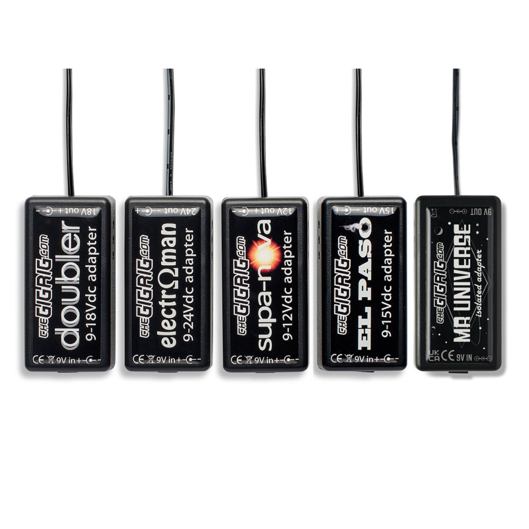 The GigRig High Current Adapters 9, 12, 15, 18 & 24VDC