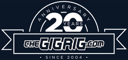 The GigRig 20th anniversary Logo/ header