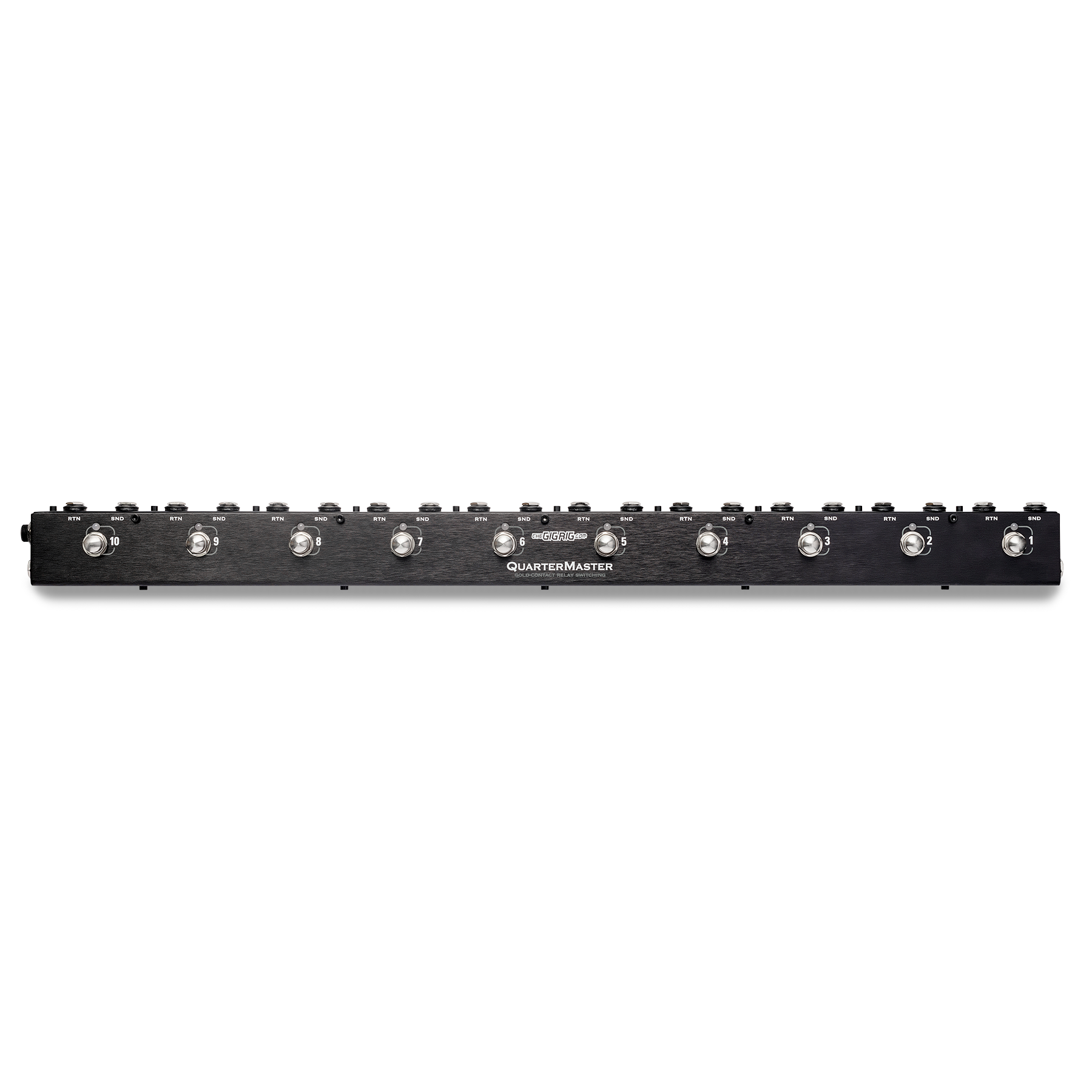 The GigRig Quartermaster QMX10 Loop Switcher for Guitar Effects Pedals