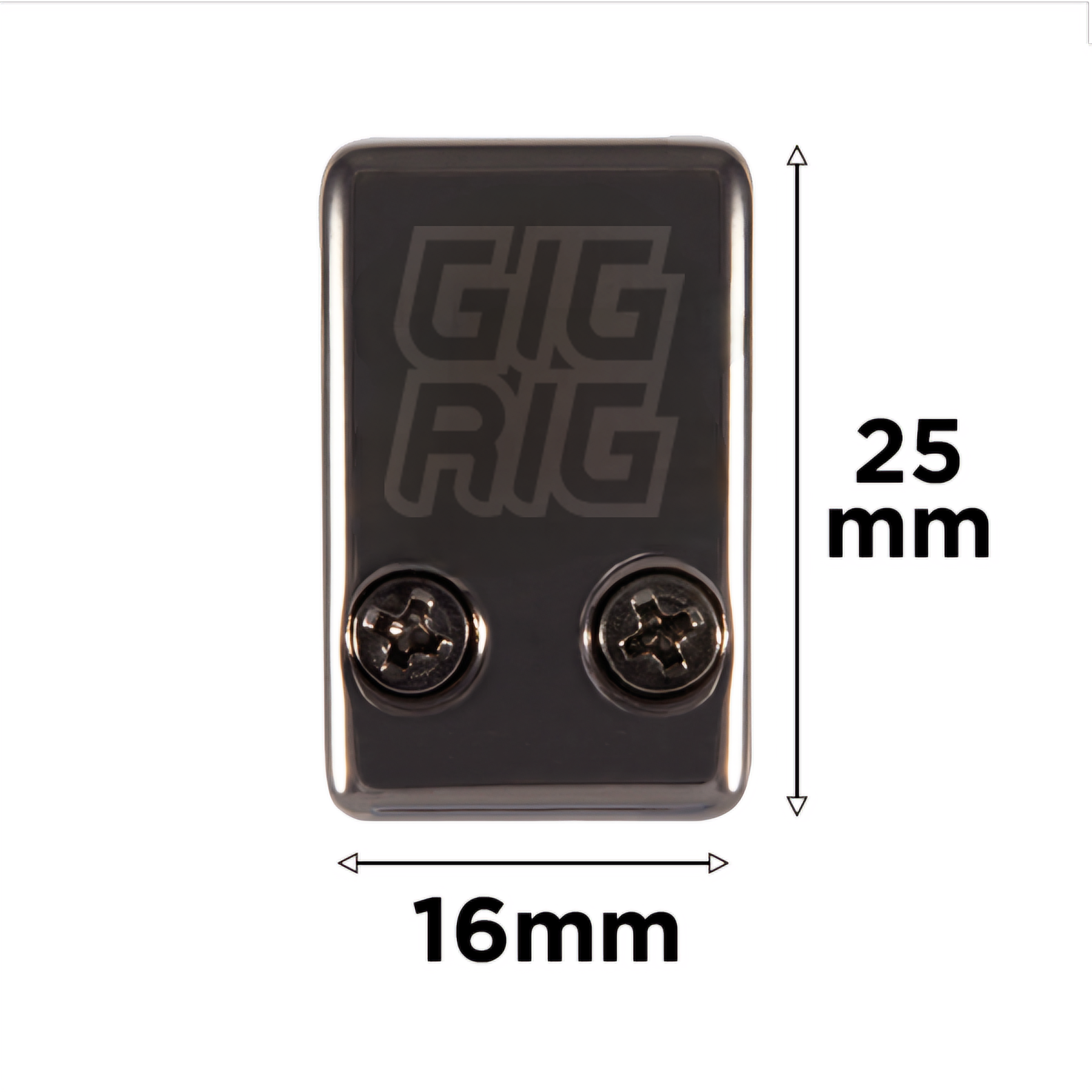 The GigRig x Eminence Tiny Plug Patch cable Connector Dimensions H:25 mm x W:16 mm