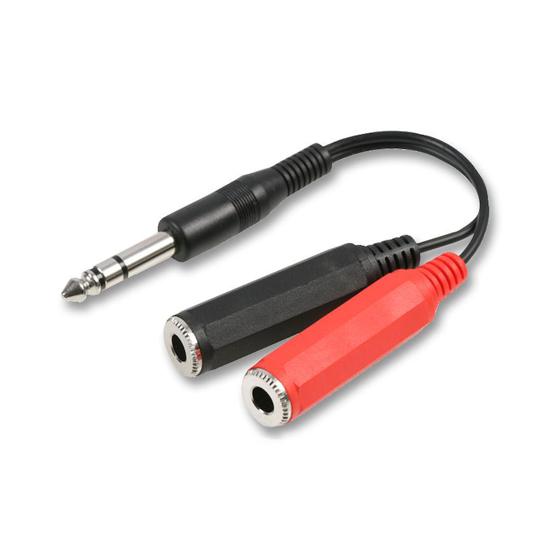 Stereo Plug to 2 x Mono Socket Cable
