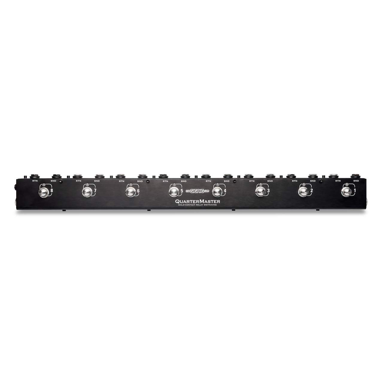 The GigRig Quartermaster QMX8 Loop Switcher for Guitar Effects Pedals